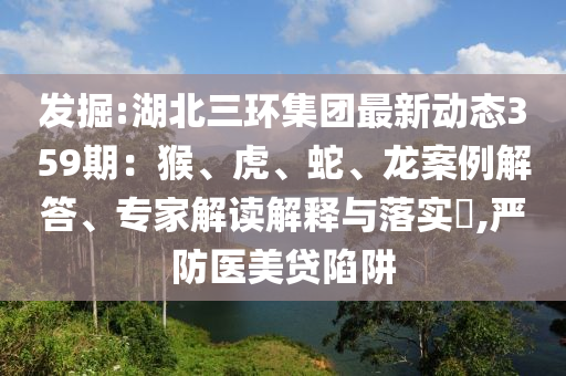 发掘:湖北三环集团最新动态359期：猴、虎、蛇、龙案例解答、专