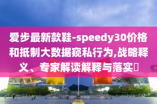 爱步最新款鞋-speedy30价格和抵制大数据窥私行为,战略释义、专家